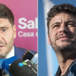 Maximiliano Pullaro y Juan Monteverde compitieron en Rosario y ganó el peronista.