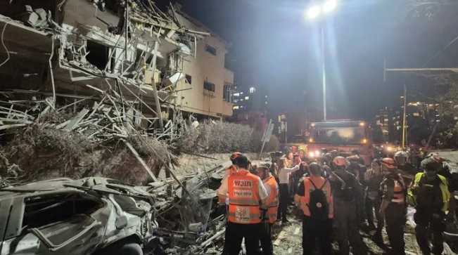 Las consecuencias del ataque iraní a Tel Aviv.