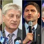 Juan Pablo Valdés, Sergio Ziliotto, Maximiliano Pullaro y Martín Llaryora.